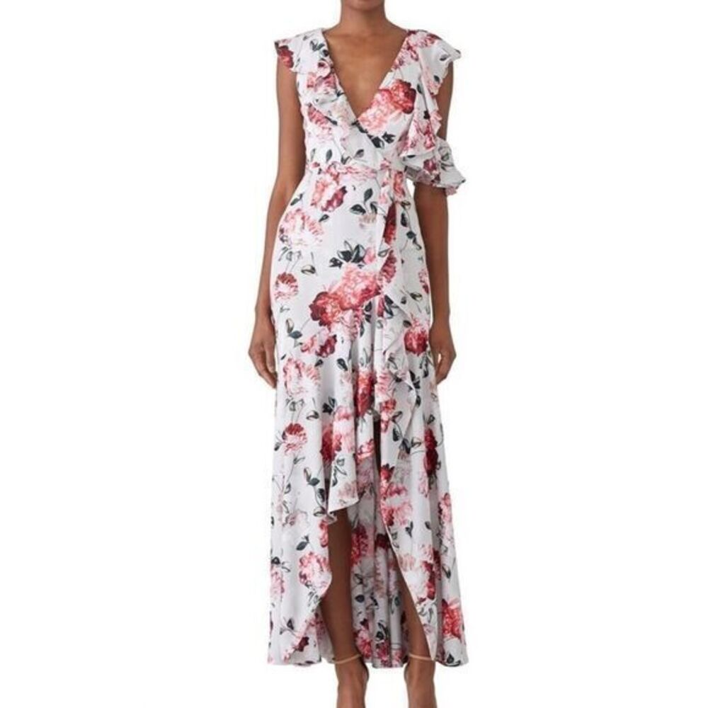 FAME & PARTNERS Maxi Beckham Floral Dress SMALL